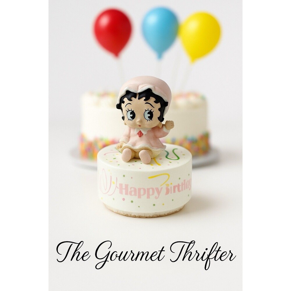 Betty Boop Baby Birthday Music Box 1990 Presents P5471 Vintage 🎵